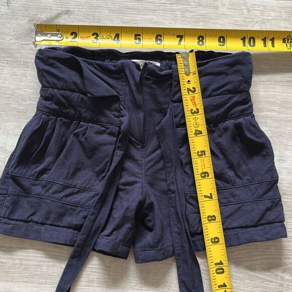 Chloé‎ Girls Shorts Navy High Waist - Youth Kids Size 4 Years - Picture 5 of 9